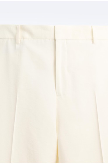 شلوار پارچه ای رسمی ویسکوز BLEND مردانه رنگ بژ  زارا