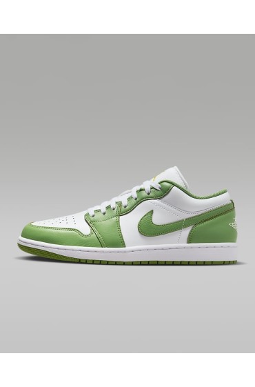 کتونی مدل Air Jordan 1 Low SE رنگ سفید / رعد و برق / کلروفیل مردانه نایک