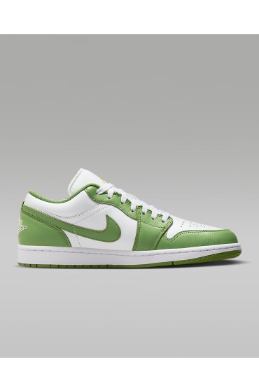 کتونی مدل Air Jordan 1 Low SE رنگ سفید / رعد و برق / کلروفیل مردانه نایک