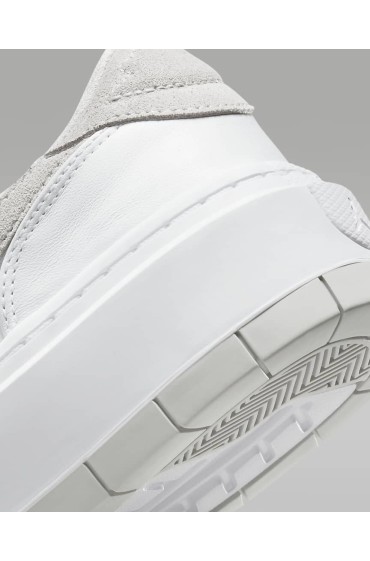 کتونی ورزشی مدل Air Jordan 1 Elevete Low رنگ سفید/سفید/خاکستری خنثی زنانه نایک