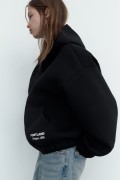 SCUBA-FECT BOMBER HOODIE زنانه مشکی زارا