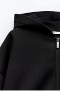 SCUBA-FECT BOMBER HOODIE زنانه مشکی زارا