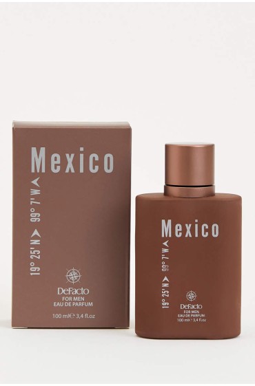 عطر مردانه DeFacto Mexico Woody 100 ml مردانه قهوه ای روشن دیفکتو