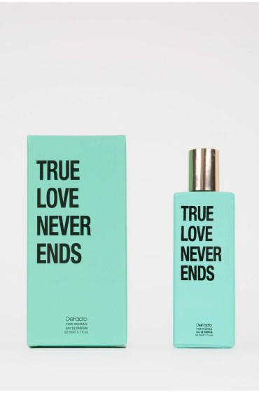 عطر زنانه 50 میلی لیتری آروماتیک True Love Never Ends زنانه سبز روشن دیفکتو