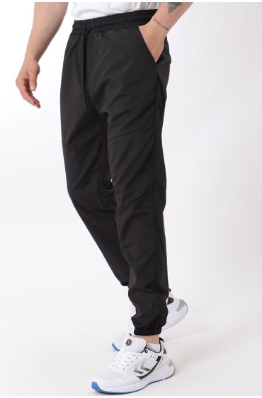 شمعی پارچه جانبی جیب جزئیات محموله/Jogger Bottom PLDP 04_70095 مردانه مشکی ال سی وایکیکی