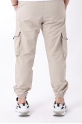 شمعی پارچه Elastic Cargo/Jogger Bottom PLDP 01_70093 مردانه رنگ بژ  ال سی وایکیکی