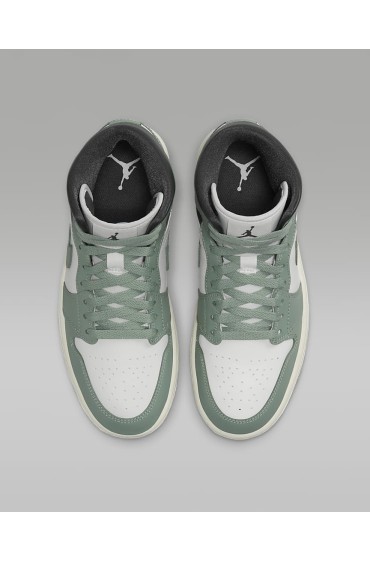 کتونی ورزشی مدل Air Jordan 1 Mid رنگ بادبان / آنتراسیت / دود یشم زنانه نایک