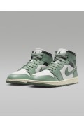 کتونی ورزشی مدل Air Jordan 1 Mid رنگ بادبان / آنتراسیت / دود یشم زنانه نایک