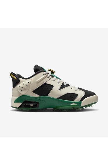 کتونی گلف مدل Jordan Retro 6 G NRG x Eastside Golf رنگ سفید / مشکی / طلای متالیک / مالاکیت مردانه نایک