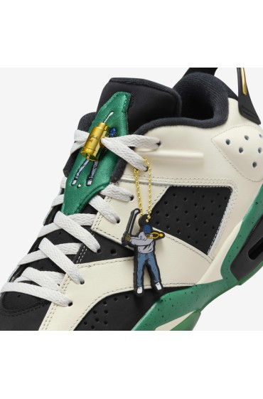 کتونی گلف مدل Jordan Retro 6 G NRG x Eastside Golf رنگ سفید / مشکی / طلای متالیک / مالاکیت مردانه نایک