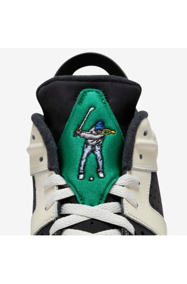 کتونی گلف مدل Jordan Retro 6 G NRG x Eastside Golf رنگ سفید / مشکی / طلای متالیک / مالاکیت مردانه نایک