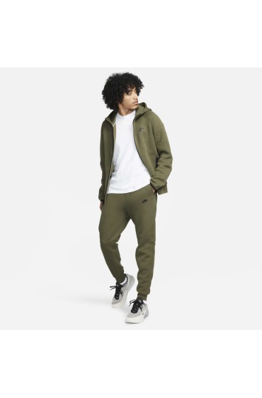 شلوار ورزشی مدل Nike Sportswear Tech Fleece رنگ زیتونی/سیاه متوسط مردانه نایک