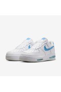 کتونی مدل Nike Air Force 1 Low EVO رنگ سفید/سفید قله/آبی دانشگاهی مردانه نایک