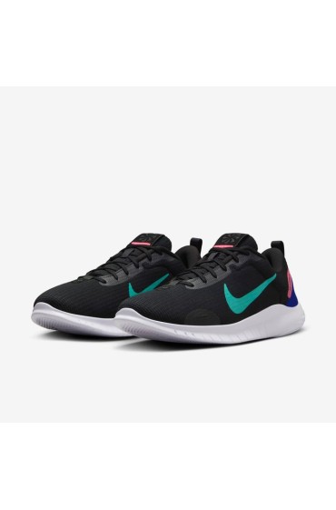 کتونی رانینگ مدل Nike Flex Experience Run 12 رنگ مشکی / سفید / کنکور / یخبندان سبز مردانه نایک