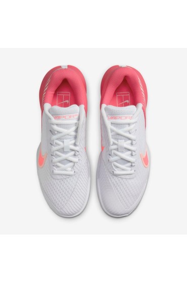 کتونی تنیس مدل NikeCourt Air Zoom Vapor Pro 2 عددی رنگ سفید/صورتی استری/تینت زرشکی/پانچ داغ مردانه نایک