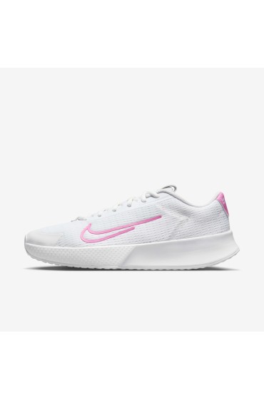 کتونی تنیس مدل NikeCourt Vapor Lite 2 عددی رنگ سفید/سفید/صورتی بازیگوش مردانه نایک