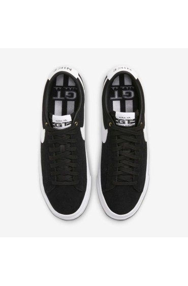 کتونی مدل Nike SB Zoom Blazer Low Pro GT رنگ مشکی/سیاه/آدامسی قهوه ای روشن/سفید مردانه نایک