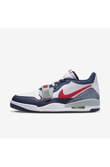 کتونی جردن مدل Air Jordan Legacy 312 Low رنگ سفید/سرمه ای سرمه ای/گرگ خاکستری/قرمز متنوع مردانه نایک