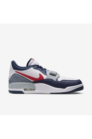 کتونی جردن مدل Air Jordan Legacy 312 Low رنگ سفید/سرمه ای سرمه ای/گرگ خاکستری/قرمز متنوع مردانه نایک