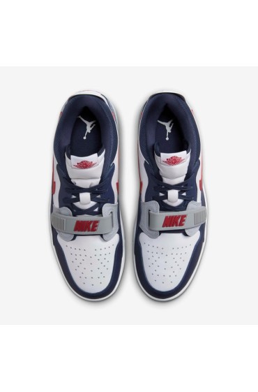 کتونی جردن مدل Air Jordan Legacy 312 Low رنگ سفید/سرمه ای سرمه ای/گرگ خاکستری/قرمز متنوع مردانه نایک