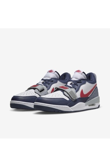 کتونی جردن مدل Air Jordan Legacy 312 Low رنگ سفید/سرمه ای سرمه ای/گرگ خاکستری/قرمز متنوع مردانه نایک