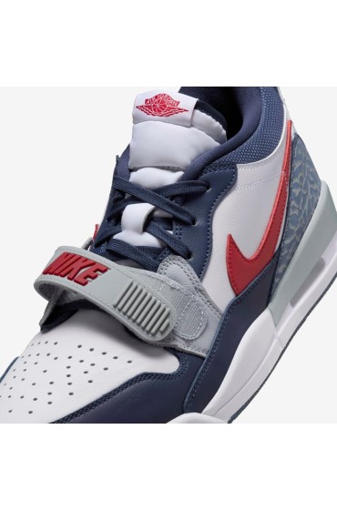 کتونی جردن مدل Air Jordan Legacy 312 Low رنگ سفید/سرمه ای سرمه ای/گرگ خاکستری/قرمز متنوع مردانه نایک