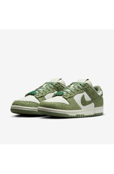 کتونی ورزشی مدل Nike Dunk Low Premium رنگ سبز نفتی/خط درخت/بادبان/سبز نفتی زنانه نایک