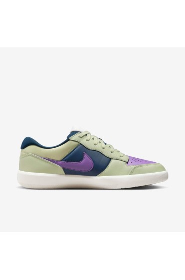 کتونی اسکیت برد مدل Nike SB Force 58 Premium رنگ هاله زیتونی / سرمه ای ارتش / قله سفید / بنفش مشکی مردانه نایک