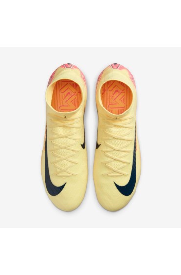 کفش فوتبال مدل Nike Mercurial Superfly 10 Elite 'Kylian Mbappé' رنگ لیزر نور نارنجی/زردخانه سرمه ای مردانه نایک