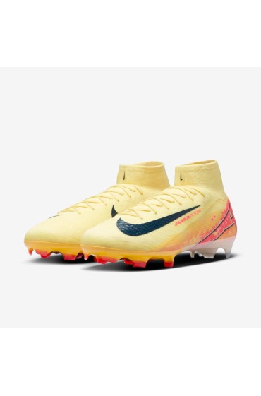 کفش فوتبال مدل Nike Mercurial Superfly 10 Elite 'Kylian Mbappé' رنگ لیزر نور نارنجی/زردخانه سرمه ای مردانه نایک