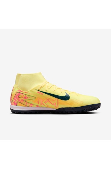 کفش فوتبال مدل آکادمی Nike Mercurial Superfly 10 "Kylian Mbappe" رنگ لیزر نور نارنجی/زردخانه سرمه ای مردانه نایک