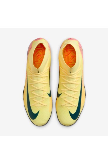 کفش فوتبال مدل آکادمی Nike Mercurial Superfly 10 "Kylian Mbappe" رنگ لیزر نور نارنجی/زردخانه سرمه ای مردانه نایک