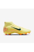 کفش فوتبال مدل آکادمی Nike Mercurial Superfly 10 "Kylian Mbappe" رنگ لیزر نور نارنجی/زردخانه سرمه ای مردانه نایک