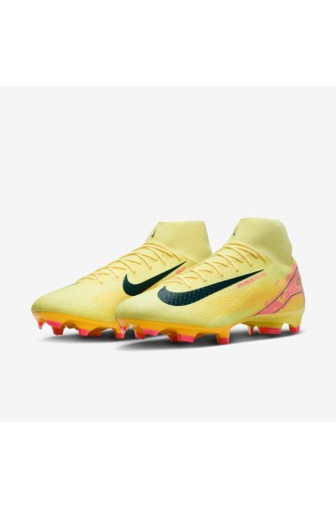 کفش فوتبال مدل آکادمی Nike Mercurial Superfly 10 "Kylian Mbappe" رنگ لیزر نور نارنجی/زردخانه سرمه ای مردانه نایک