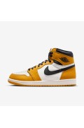 کتونی بسکتبال مدل Air Jordan 1 Retro High OG 'Yellow Ocher' رنگ زرد اخرایی / بادبان / مشکی مردانه نایک