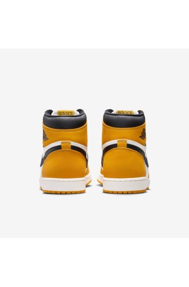 کتونی بسکتبال مدل Air Jordan 1 Retro High OG 'Yellow Ocher' رنگ زرد اخرایی / بادبان / مشکی مردانه نایک