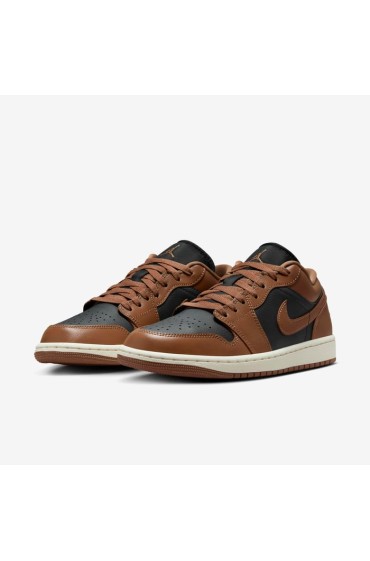 کتونی ورزشی مدل Air Jordan 1 Low 'Archaeo Brown' رنگ Off-Noir/Sail/Archaeo Brown زنانه نایک