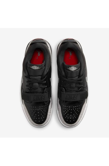 کتونی ورزشی مدل Air Jordan Legacy 312 Low رنگ مشکی / قرمز بدنسازی / خاکستری سیمانی / نقره ای متالیک زنانه نایک