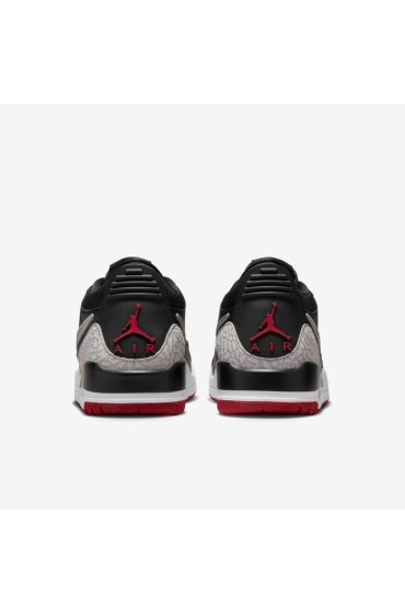 کتونی ورزشی مدل Air Jordan Legacy 312 Low رنگ مشکی / قرمز بدنسازی / خاکستری سیمانی / نقره ای متالیک زنانه نایک