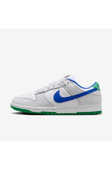 کتونی ورزشی مدل Nike Dunk Low 'Tennis Classic' رنگ سفید / گرد و غبار فوتون / سبز ورزشگاه / عکس آبی زنانه نایک