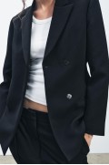 کالکشن STRAIGHT BLAZER ZW زنانه مشکی زارا