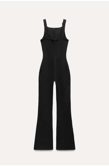 STRAPPY Buckle Jumpsuit زنانه مشکی زارا