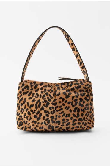 کیف مسافرتی چرمی MINI ANIMAL PRINT زنانه پلنگی زارا