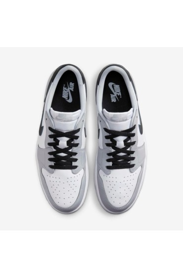 کتونی ایر جردن 1 مدل Air Jordan 1 Low OG رنگ سفید/گرگ خاکستری/سیاه مردانه نایک