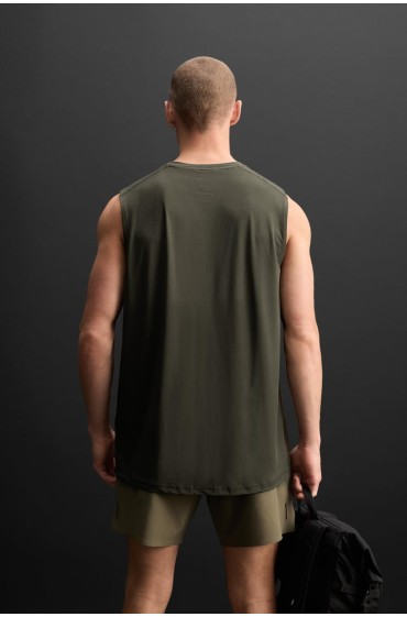 TRAINING TANK TOP مردانه خاکی زارا