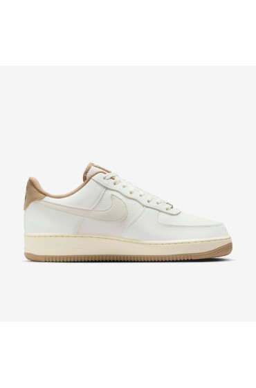 کتونی ایر فورس 1 مدل Nike Air Force 1 '07 LV8 رنگ سامیت سفید/خاکی/شیر نارگیل/سفید سامیت مردانه نایک