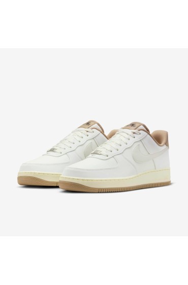 کتونی ایر فورس 1 مدل Nike Air Force 1 '07 LV8 رنگ سامیت سفید/خاکی/شیر نارگیل/سفید سامیت مردانه نایک