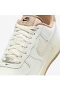 کتونی ایر فورس 1 مدل Nike Air Force 1 '07 LV8 رنگ سامیت سفید/خاکی/شیر نارگیل/سفید سامیت مردانه نایک