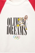 تیشرت Looney Tunes x Olympic Collection زنانه سفید پل اند بیر