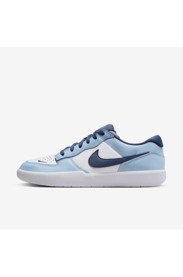 کتونی اسکیت برد مدل Nike SB Force 58 Premium رنگ سفید/سفید/اسلیت خاکستری/آبی تندر مردانه نایک